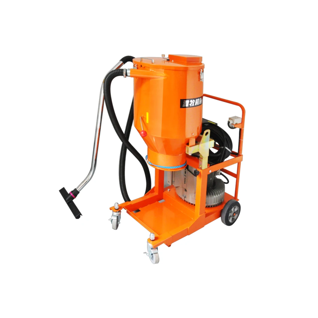 Double Dust Canister Industrial Vacuum Cleaner for Grinder Machine