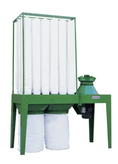 Woodworking Machinery Dust Collector Double Barrels Multi-Bag Vacuum Cleaner