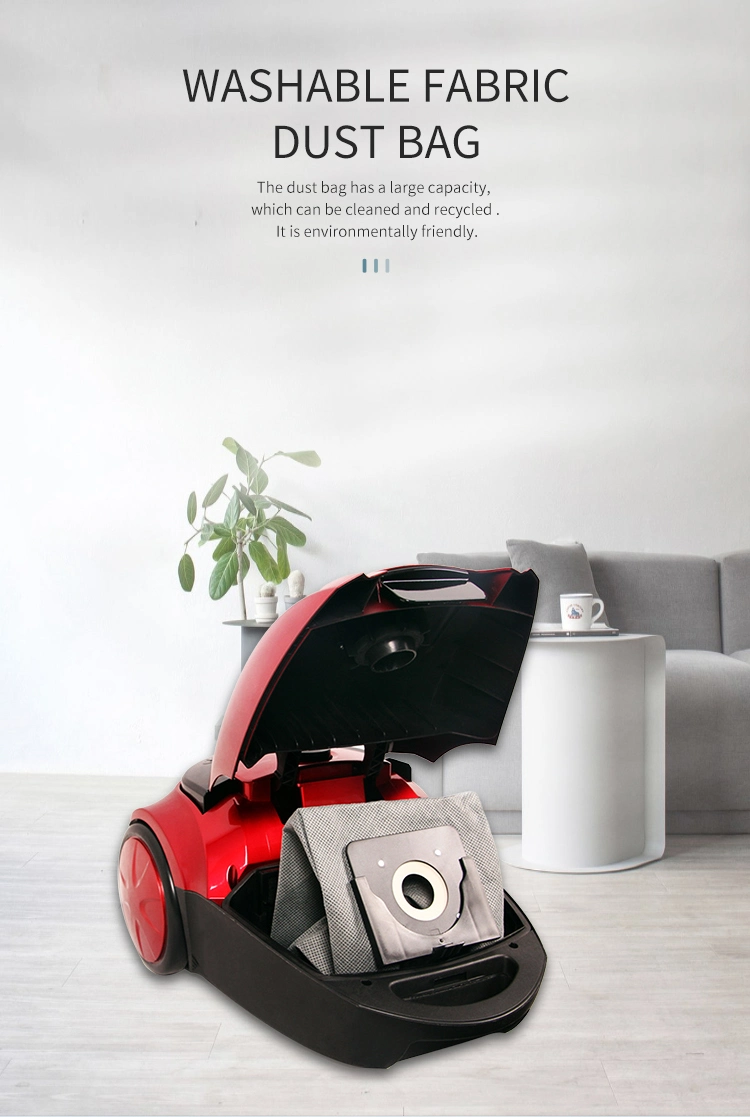 Portable Horizontal Vacuum Cleaner 1400W Power Dry Handheld Vacuum Cleaner with Bag