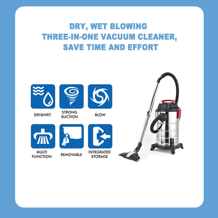 Home Using 8L 10L 12L Drum vacuum Cleaner with Bag Carpet Cleaning 800W Wet and Dry Vacuum Cleaners