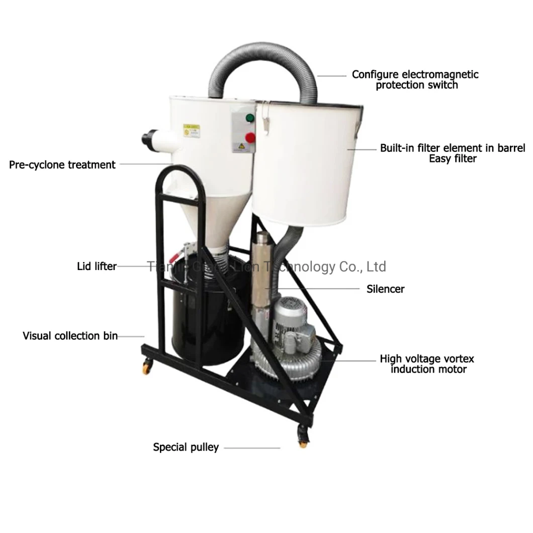 Cyclone Dust Collector Bag Dust Collector Woodworking Silent Industrial Vacuum Cleaner