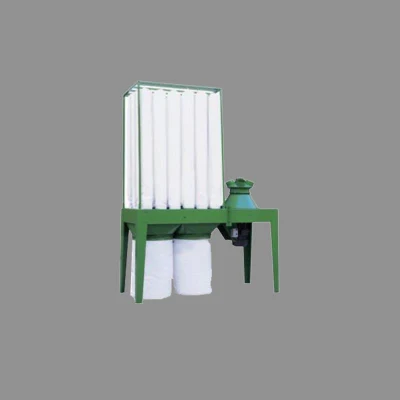 Woodworking Industry Dust Collector Double Barrel Type 7.5kw Mj9075j 24 Cloth Bags Two Barrels Industrial Vacuum Cleaner